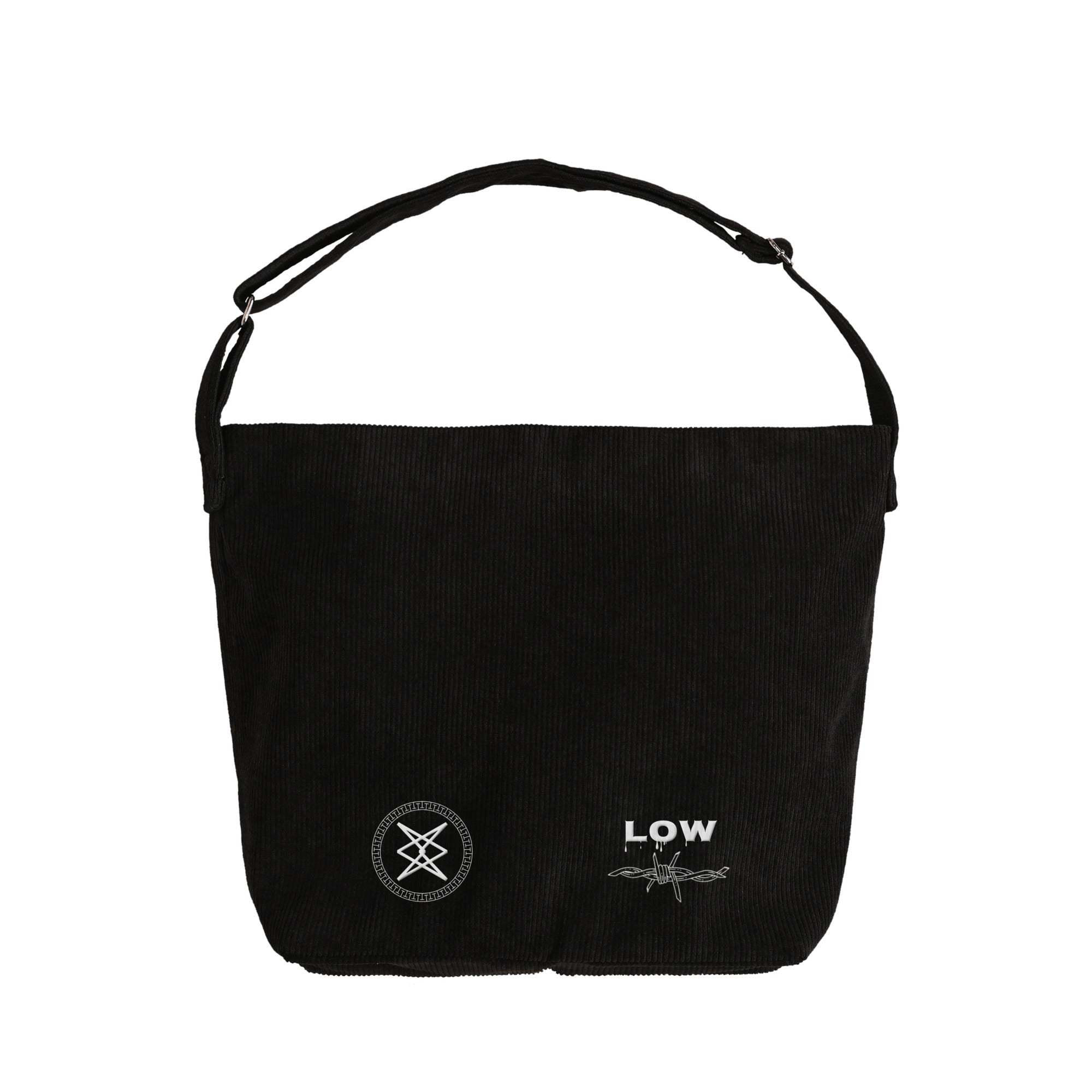 CORDUROY MESSENGER　BAG black image