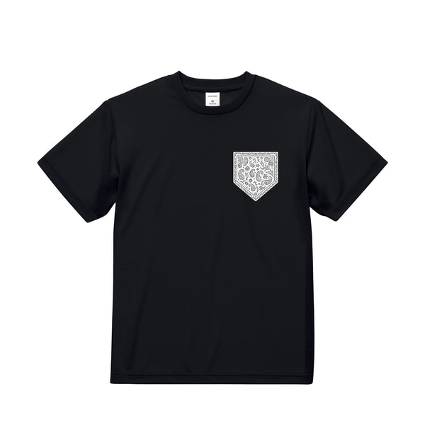 バンダナ柄プリントドライTシャツ