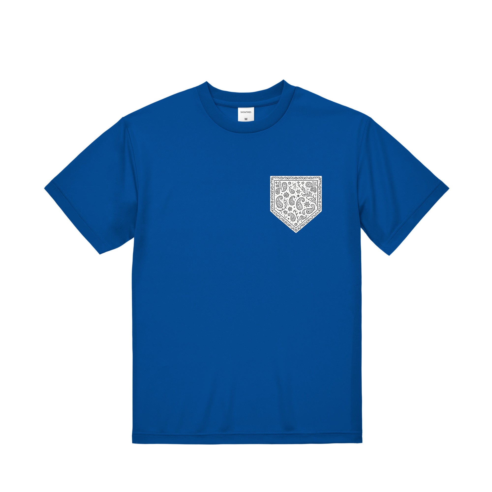 バンダナ柄プリントドライTシャツ