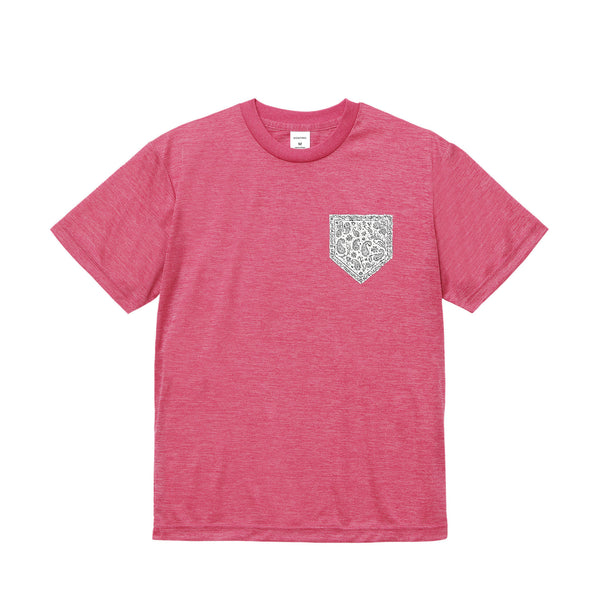 バンダナ柄プリントドライTシャツ