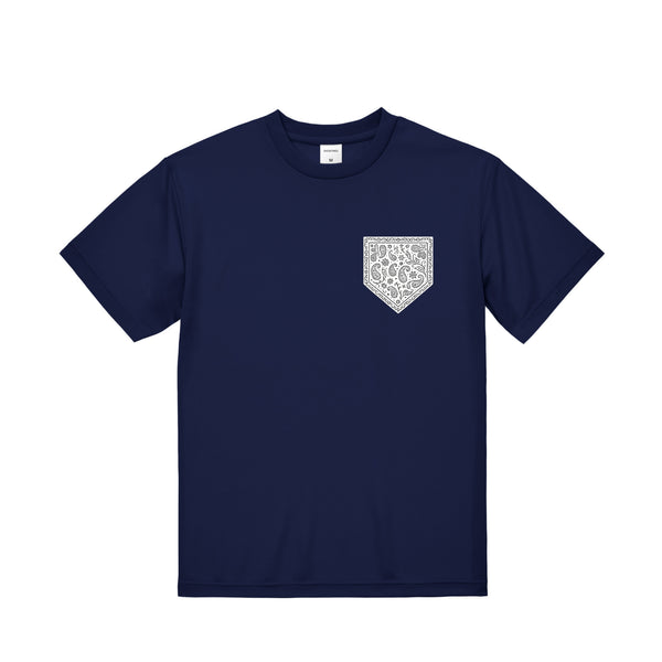 バンダナ柄プリントドライTシャツ