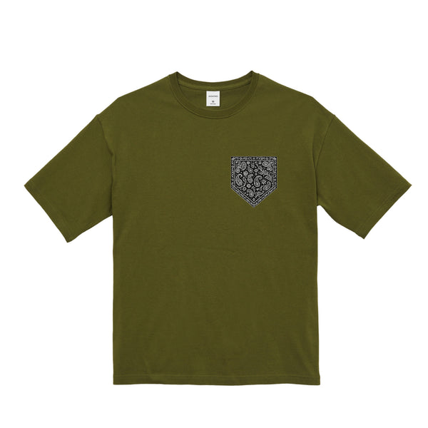 バンダナ柄プリントTシャツ