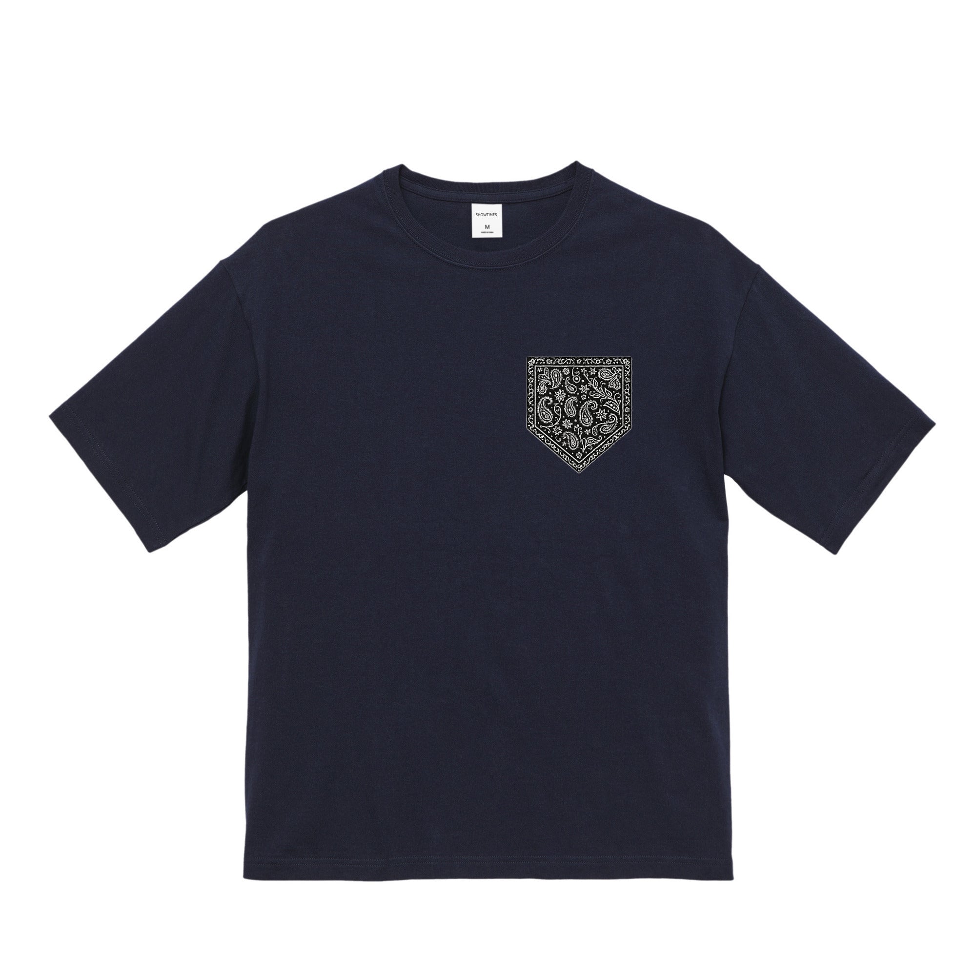 バンダナ柄プリントTシャツ
