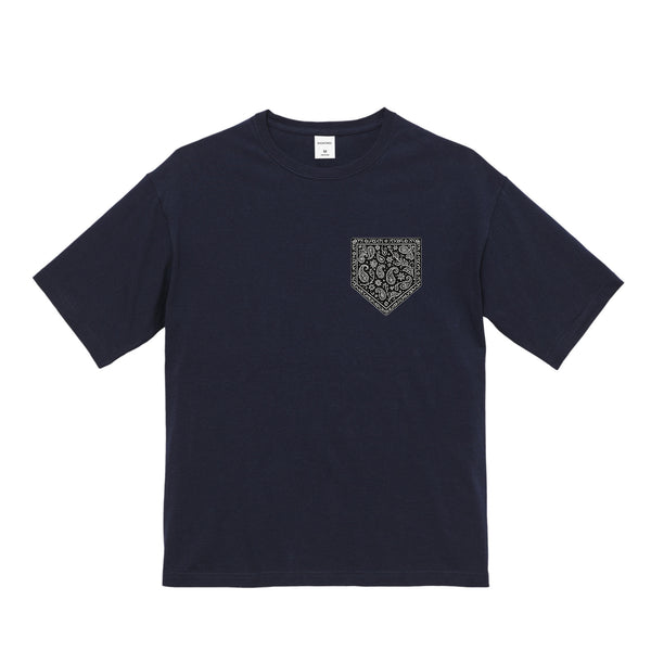 バンダナ柄プリントTシャツ