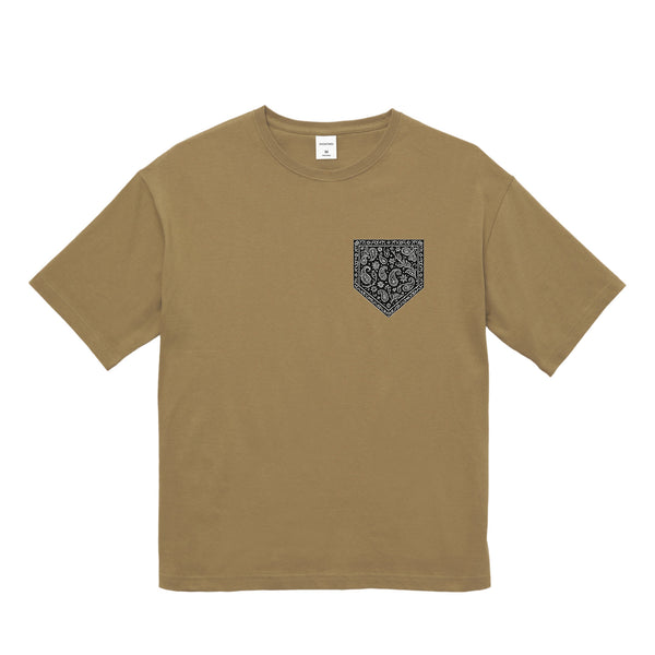 バンダナ柄プリントTシャツ