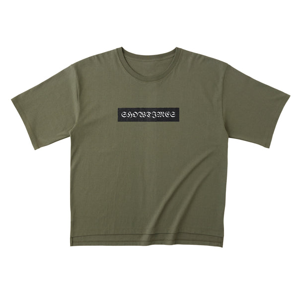 ビッグシルエットボックスロゴT army-green image