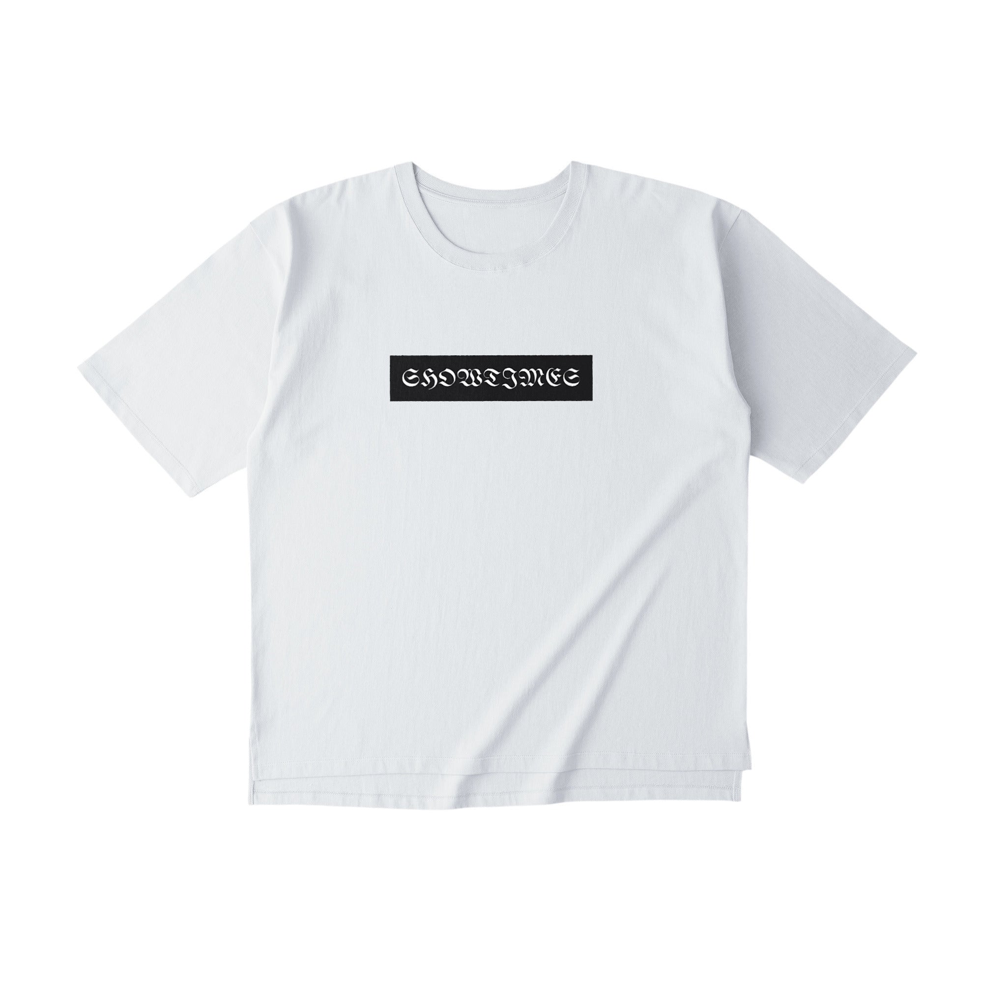 ビッグシルエットボックスロゴT white image