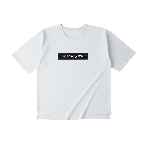 ビッグシルエットボックスロゴT white image