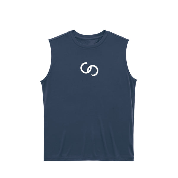 ATHLETIC SLEEVELESS grayish-blue image