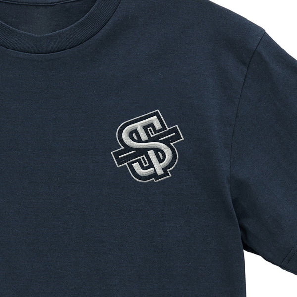HEAVYWEIGHT LOGO T navy image