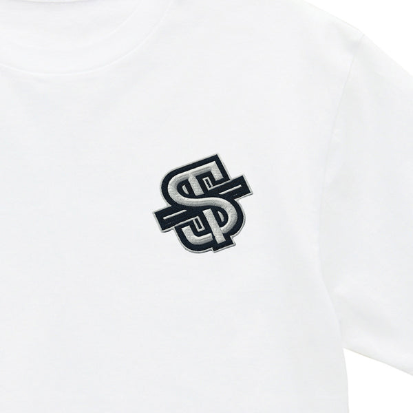 HEAVYWEIGHT LOGO T white image