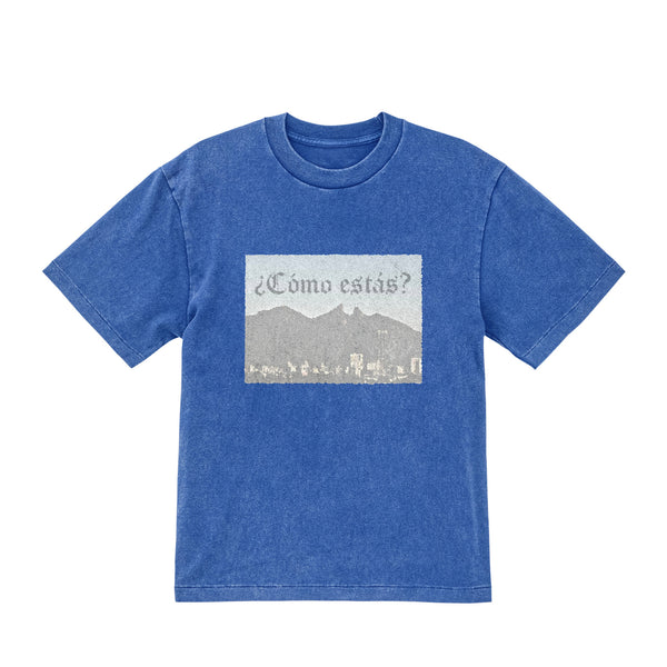 Washed T-shirt fade-blue image