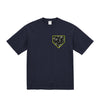 幾何学柄プリント極厚ヘビーウェイト Tシャツ