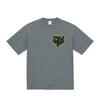 幾何学柄プリント極厚ヘビーウェイト Tシャツ