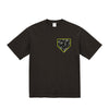 幾何学柄プリント極厚ヘビーウェイト Tシャツ