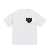 幾何学柄プリント極厚ヘビーウェイト Tシャツ