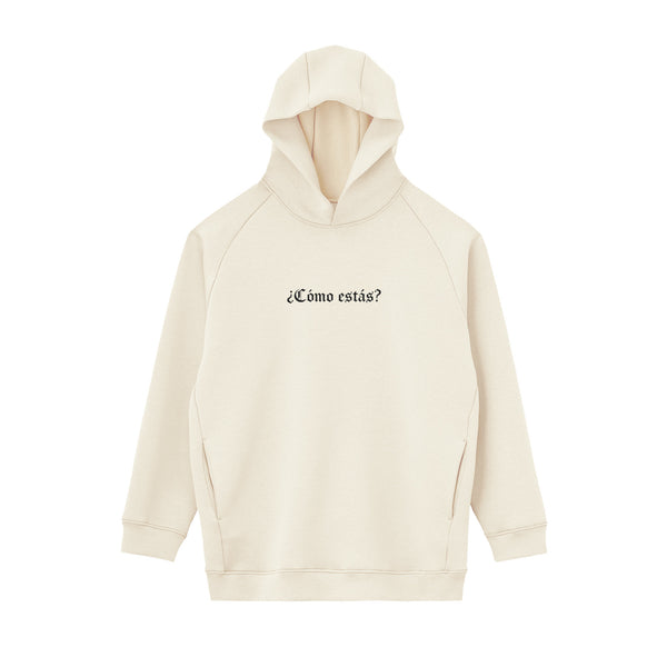 【荒波翔コラボ】ダンボールニット プルオーバーパーカー off-white image