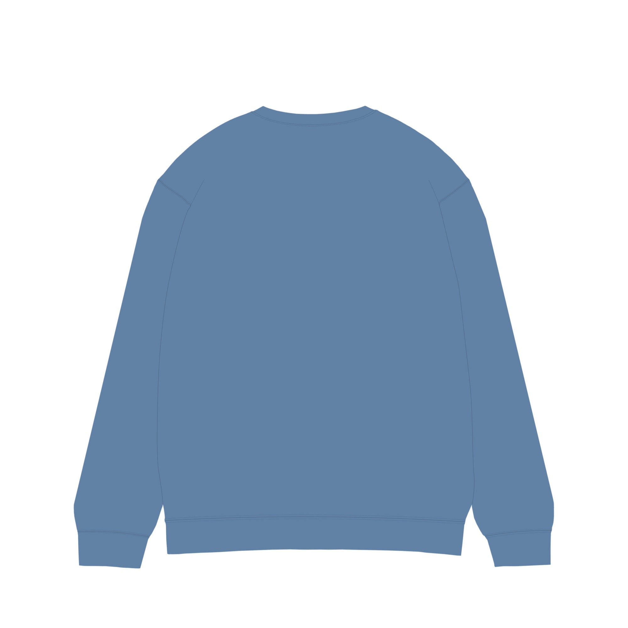 【荒波翔コラボ】ガーメントダイ プルオーバー blue-jean image