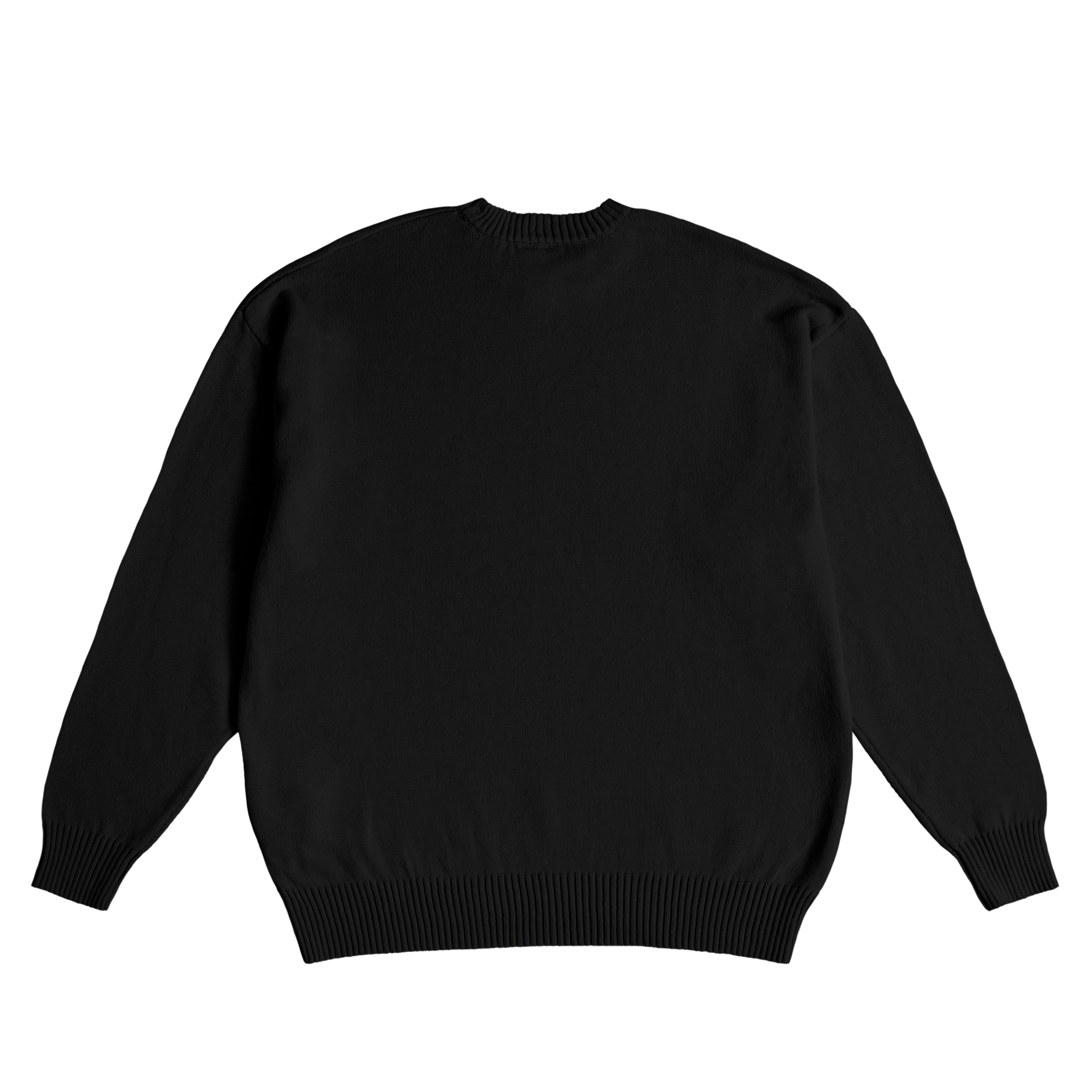 【荒波翔コラボ】 コットンニットセーター black image