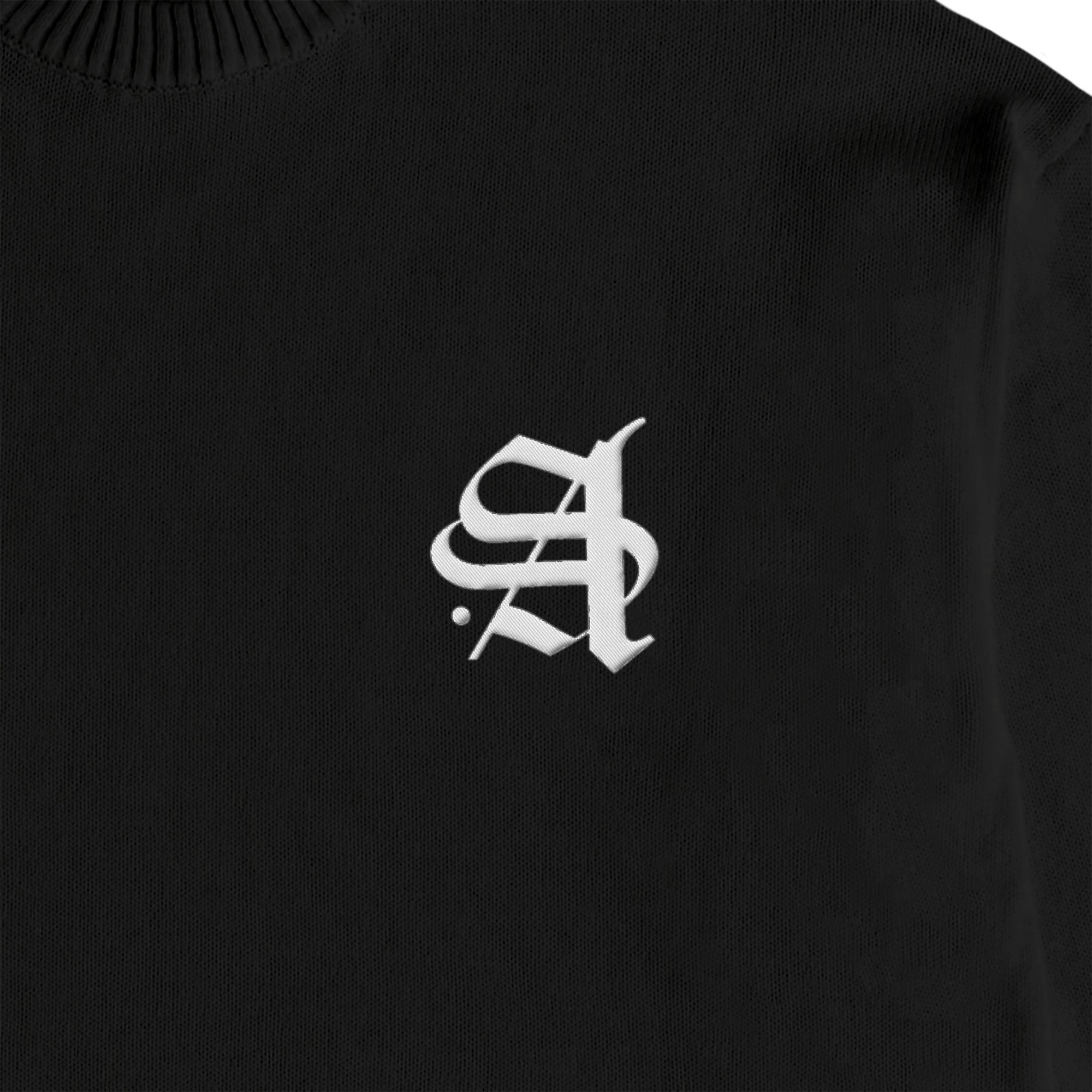 【荒波翔コラボ】 コットンニットセーター black image