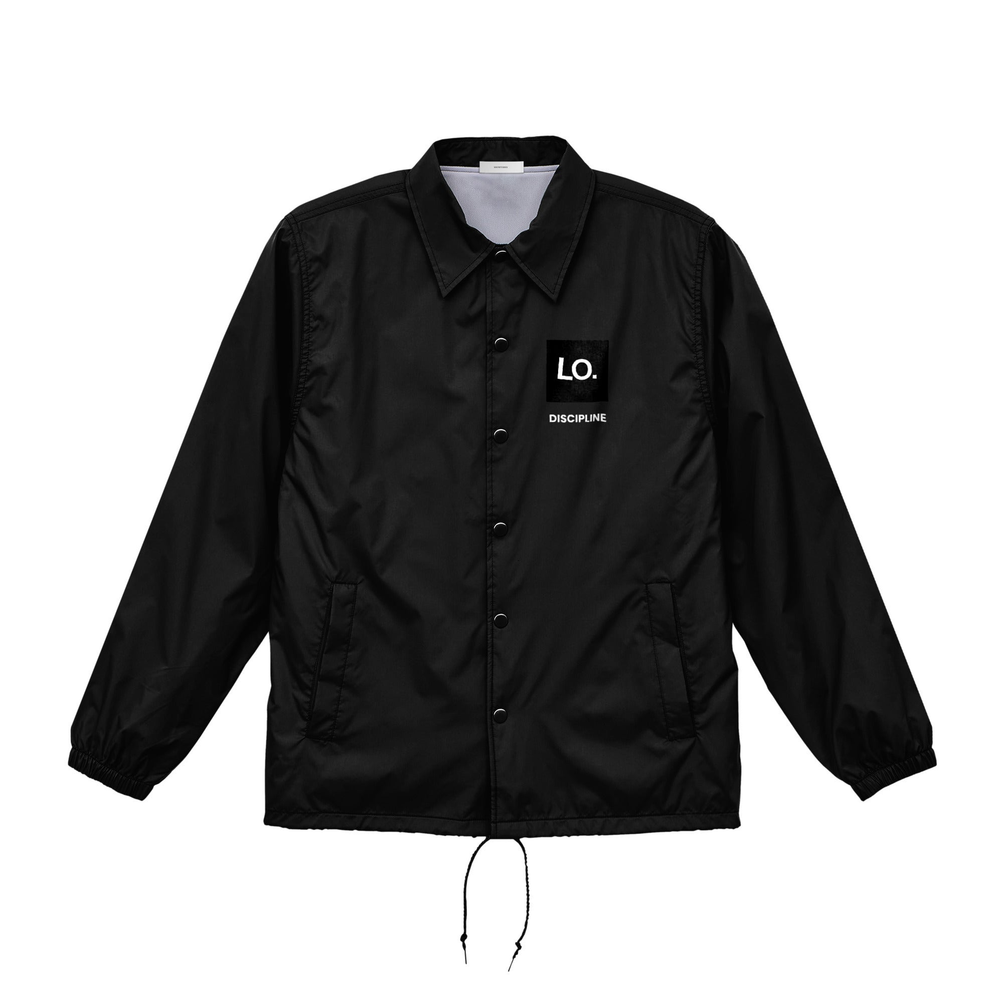 NYLON COACH JACKET black image