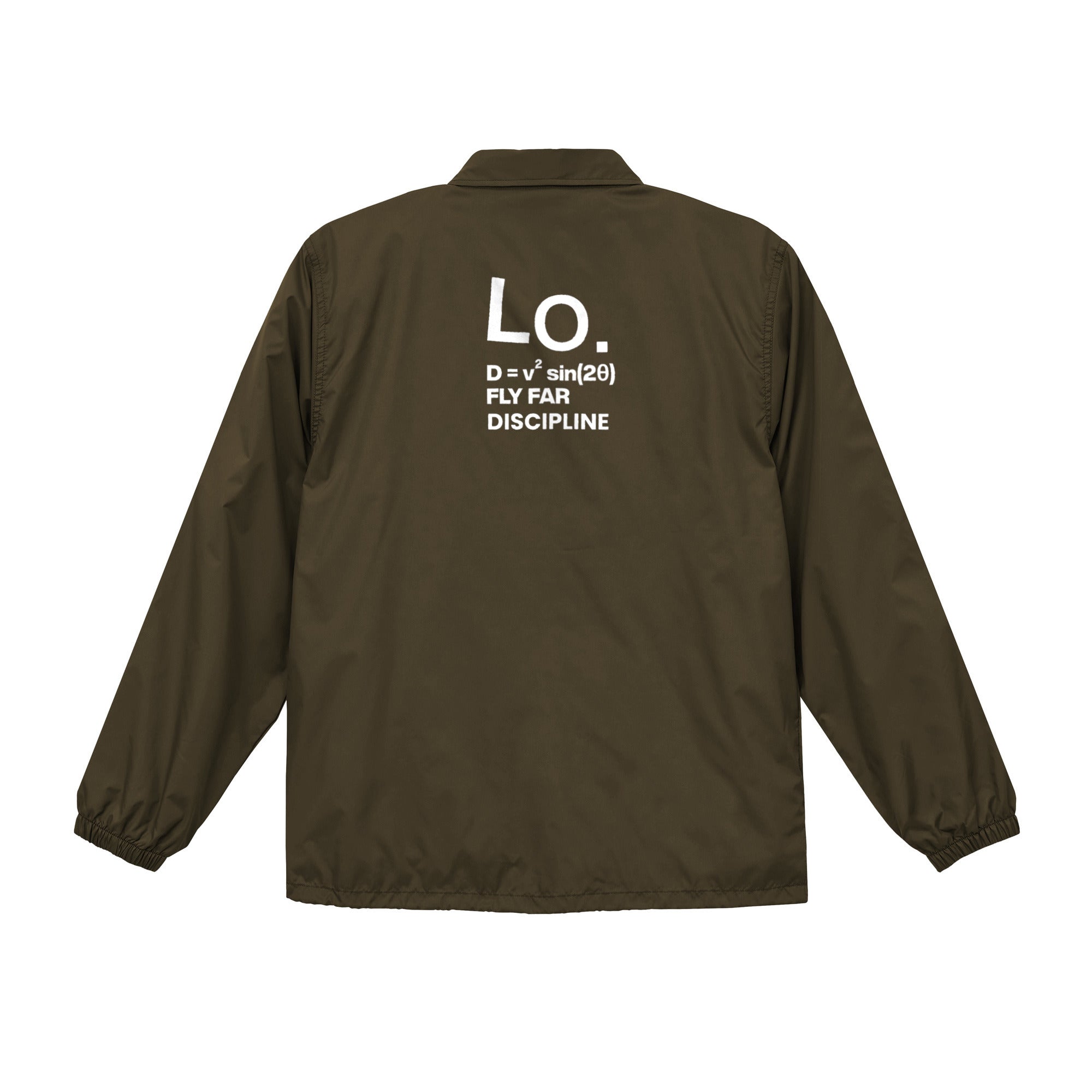 NYLON COACH JACKET seal-brown image