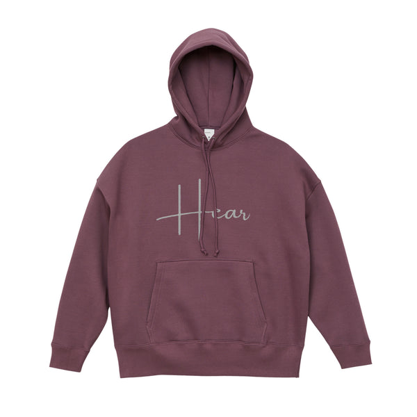 WORD ICON HOODIE merlot image