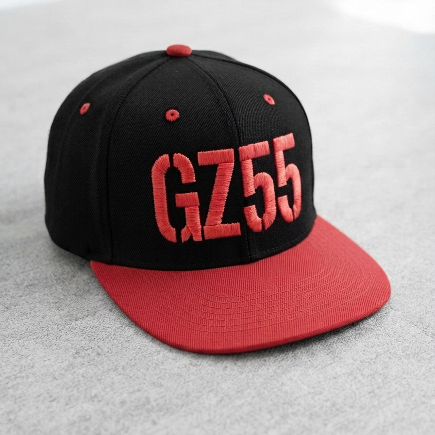 【後藤武敏コラボ】GZ55フラットバイザー スナップバックキャップ