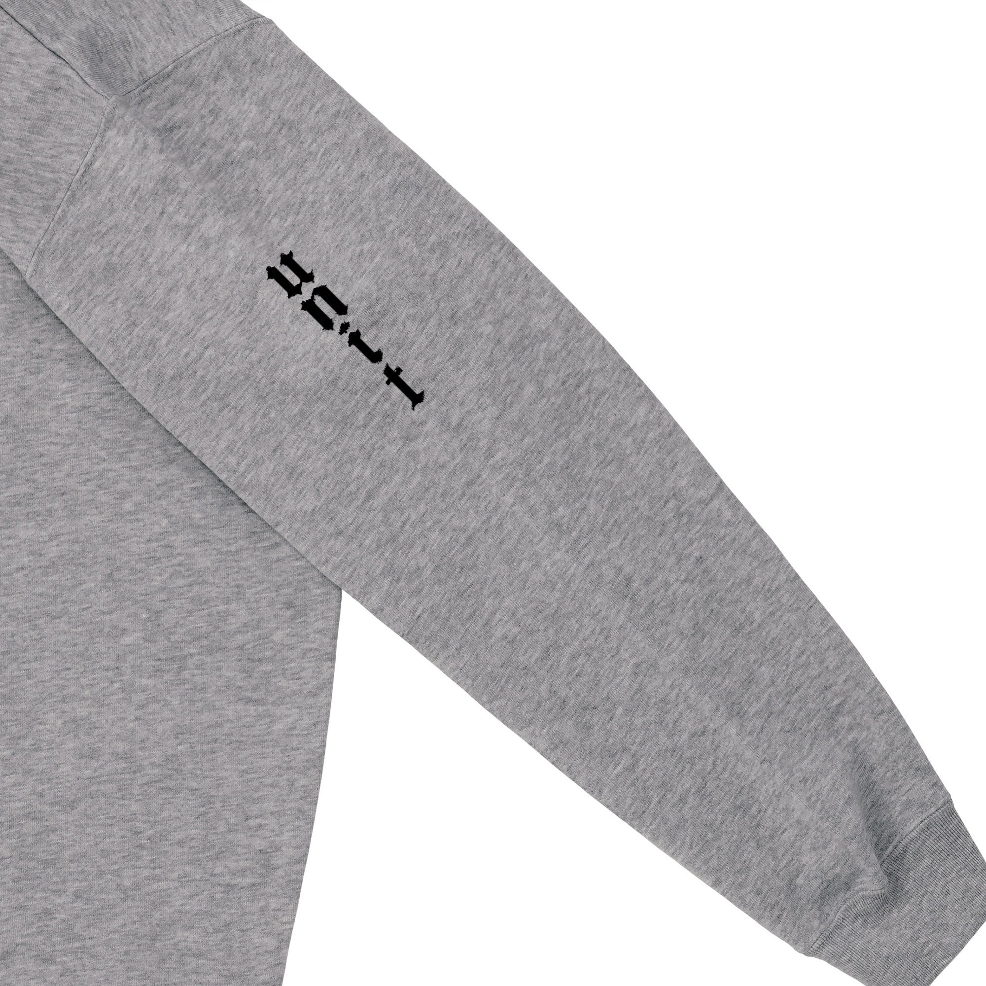 裏パイルプリントスウェット mixed-gray image