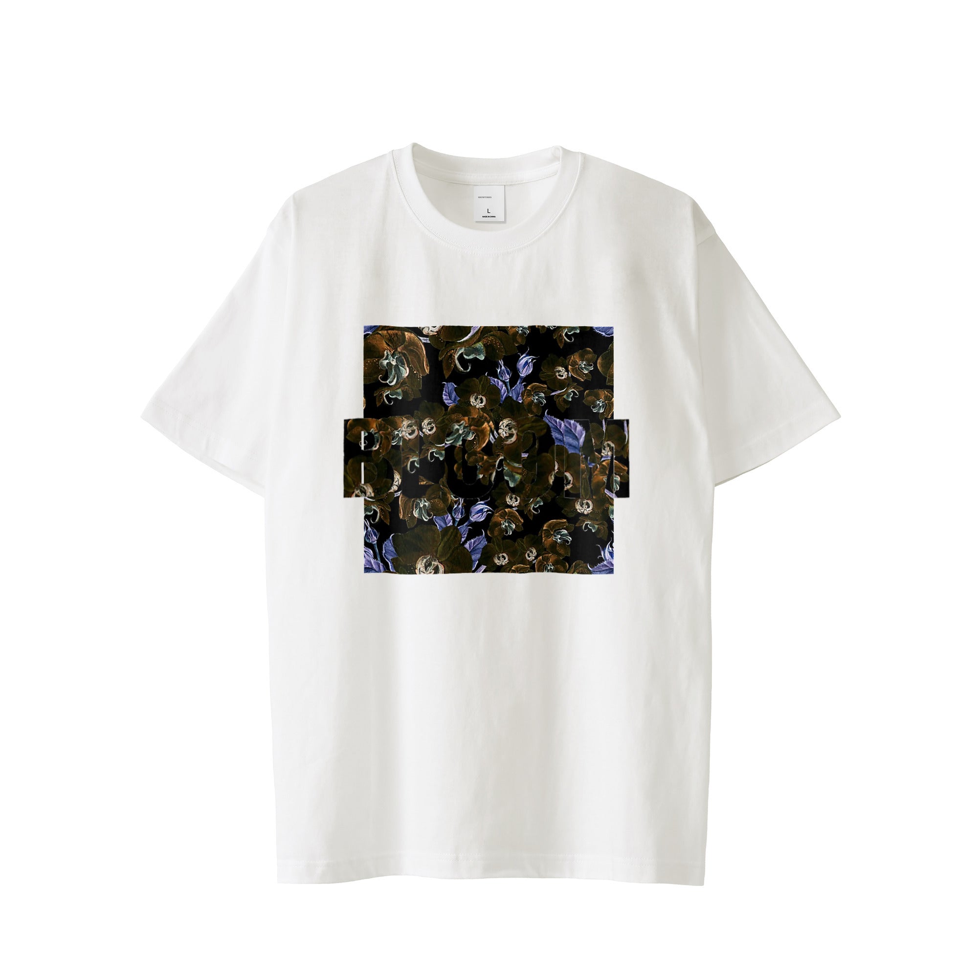 フラワープリントＴ white image